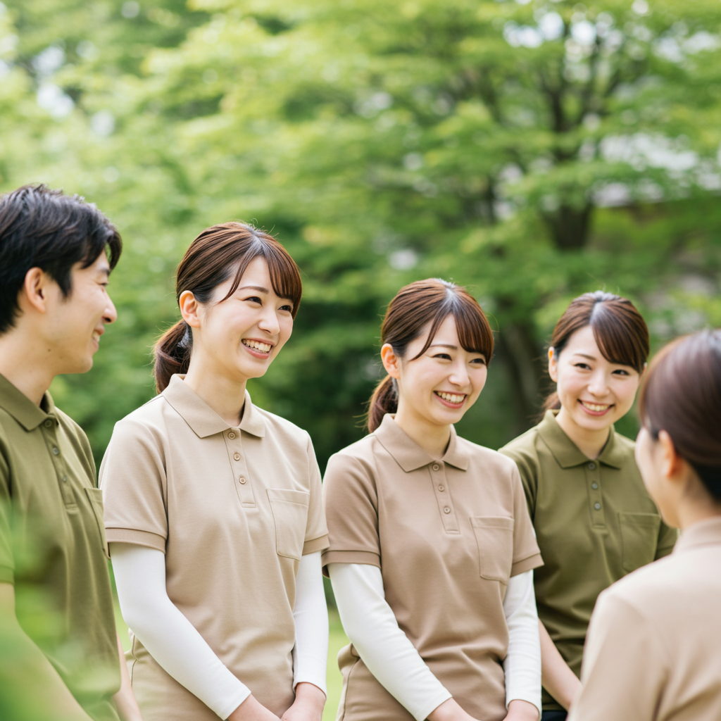 笑顔の介護士さんたち